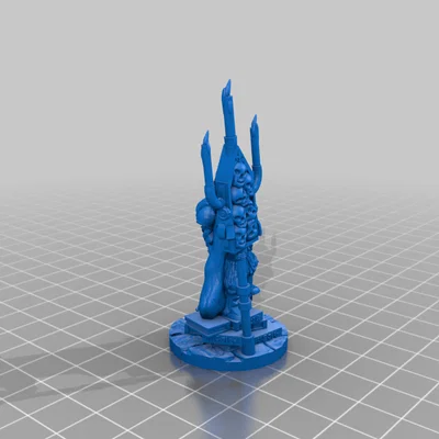 Nữ Tu Laser Tưởng Tượng Kèm Hòm Thánh Tích (Imaginative Laser Nun With Reliquary)