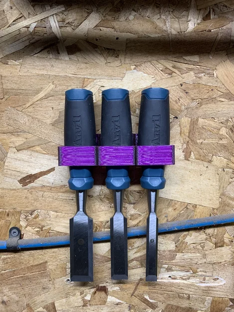 Bộ giá treo đục gỗ 3 món (Chisel holder) tiện lợi cho xưởng DIY - Image 1