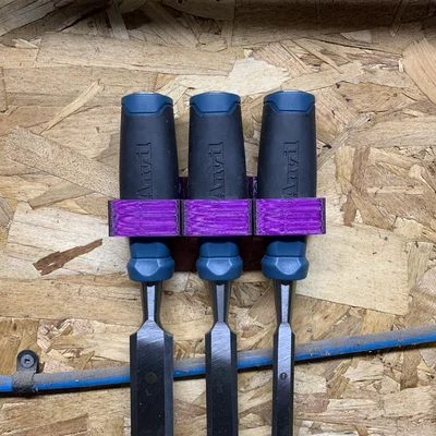 Bộ giá treo đục gỗ 3 món (Chisel holder) tiện lợi cho xưởng DIY