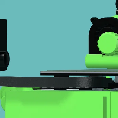 Adapter ngàm camera gắn trên build plate