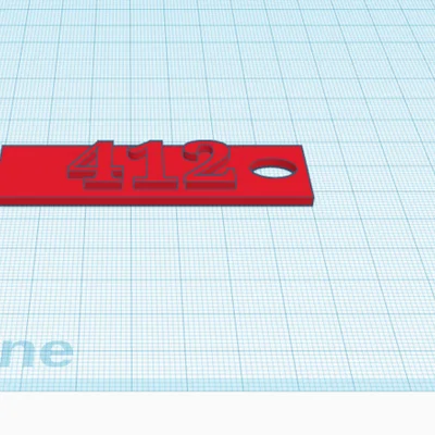 Móc khóa 412 Keychain