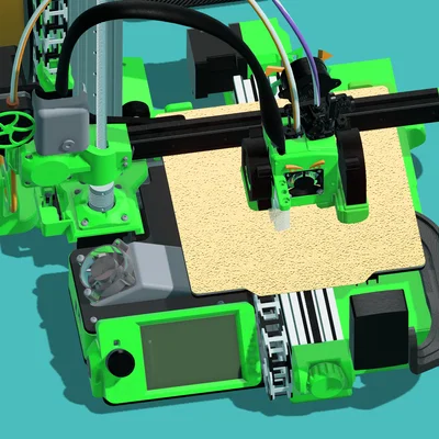 Adapter ngàm camera gắn trên build plate