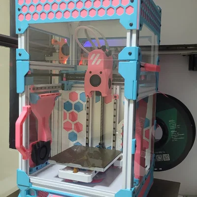 Voron 0.2 Tophat extender exagons