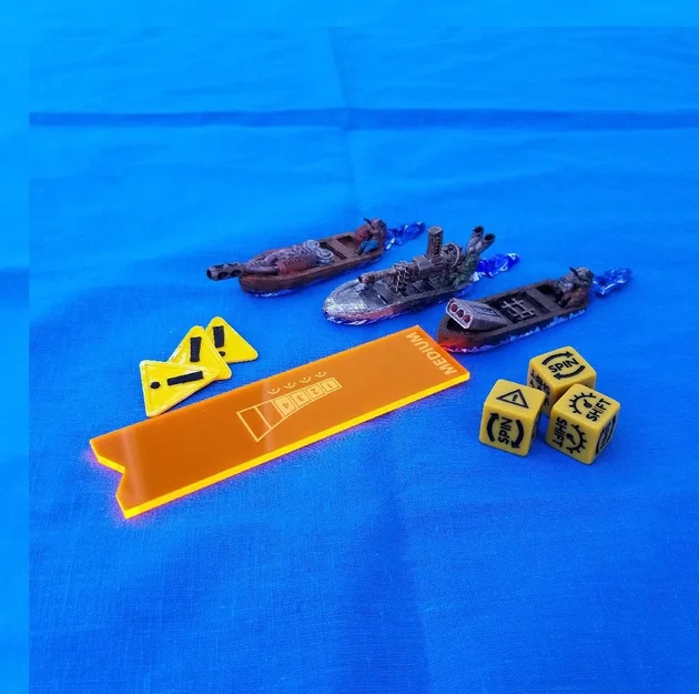 Thuyền chèo Rowboats cho BOATLANDS (Gaslands) - Image 1