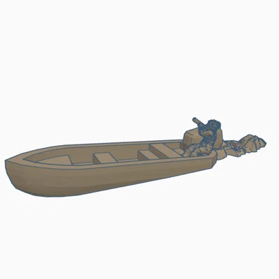 Thuyền chèo Rowboats cho BOATLANDS (Gaslands)