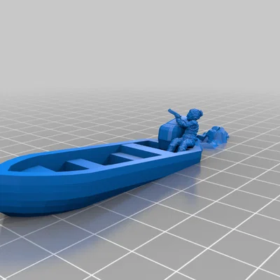 Thuyền chèo Rowboats cho BOATLANDS (Gaslands)
