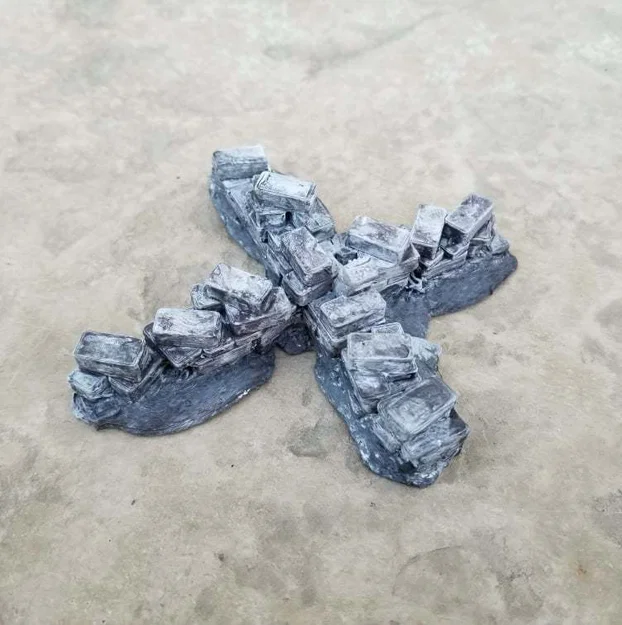 X-Ruins – Địa hình đổ nát để in 3D - Image 2