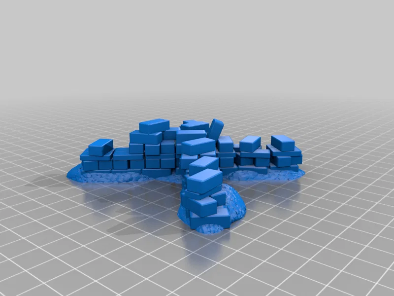 X-Ruins – Địa hình đổ nát để in 3D - Image 3