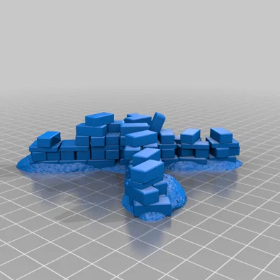 X-Ruins – Địa hình đổ nát để in 3D