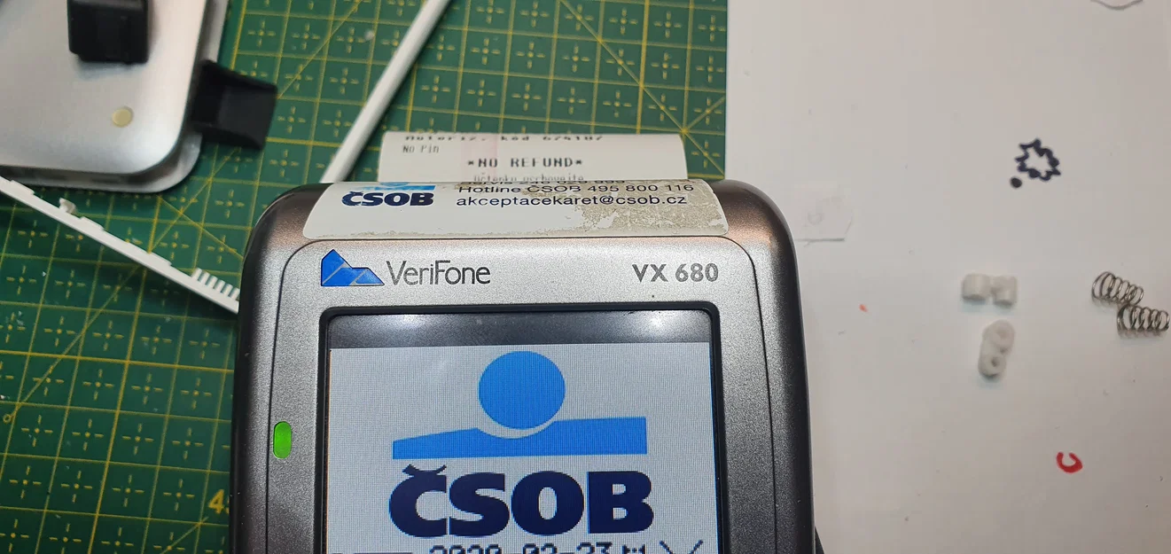 Pat giữ con lăn thay thế cho máy thanh toán Verifone VX680 - Image 6