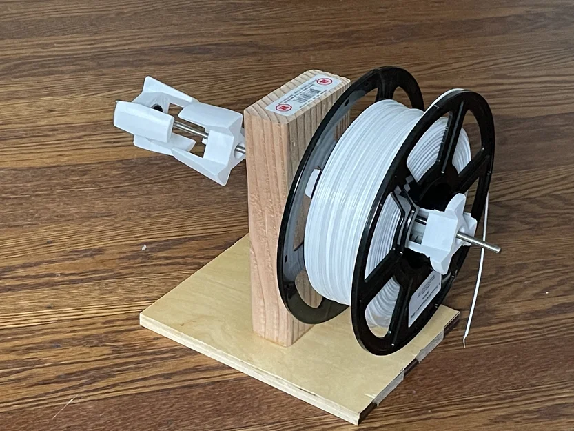 Adapter vòng bi cho giá đỡ cuộn filament, lỗ tâm 5–6cm, dùng 608 - Image 1