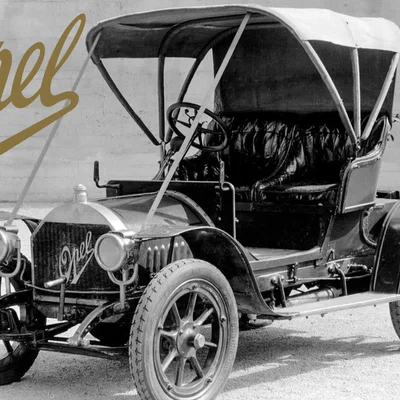Mô hình 3D logo Opel cổ điển (giai đoạn 1909-1910) sắc nét