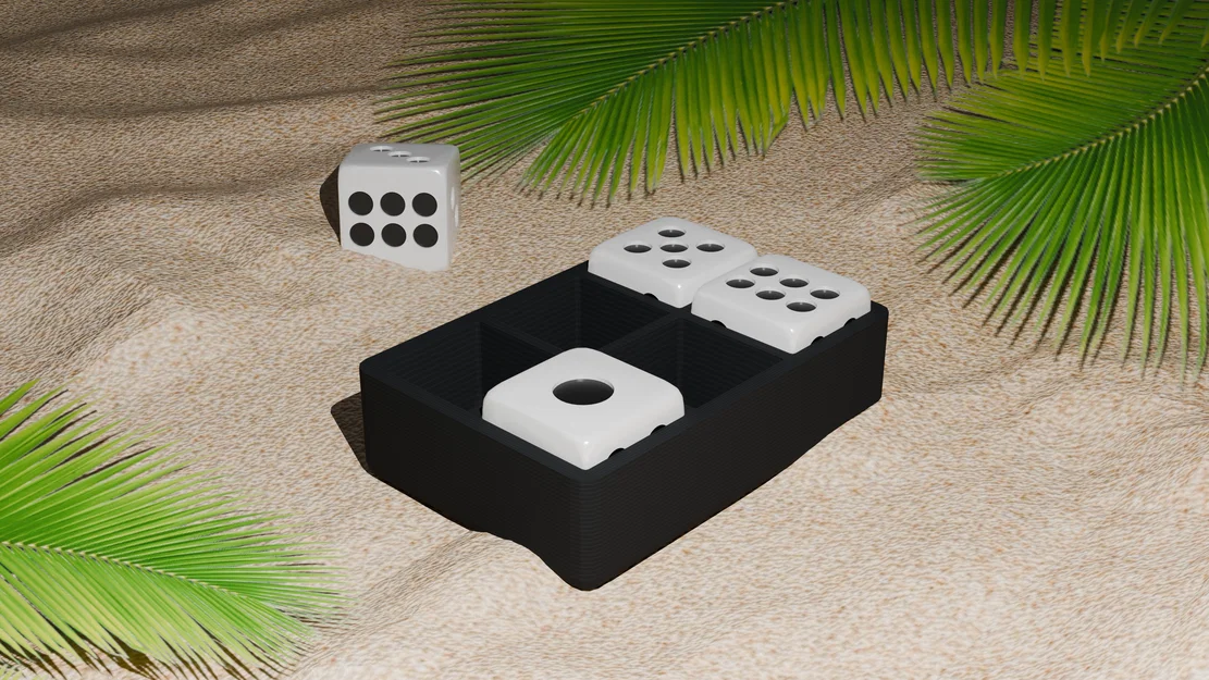 Khay đựng xúc xắc (Dice Tray) tiện lợi cho kích thước 15mm - Image 1