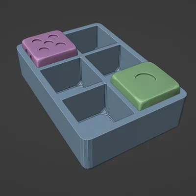 Khay đựng xúc xắc (Dice Tray) tiện lợi cho kích thước 15mm
