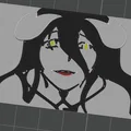 Móc khóa in 3D Albedo Overlord (Hỗ trợ in đa màu AMS) - Thumbnail 2