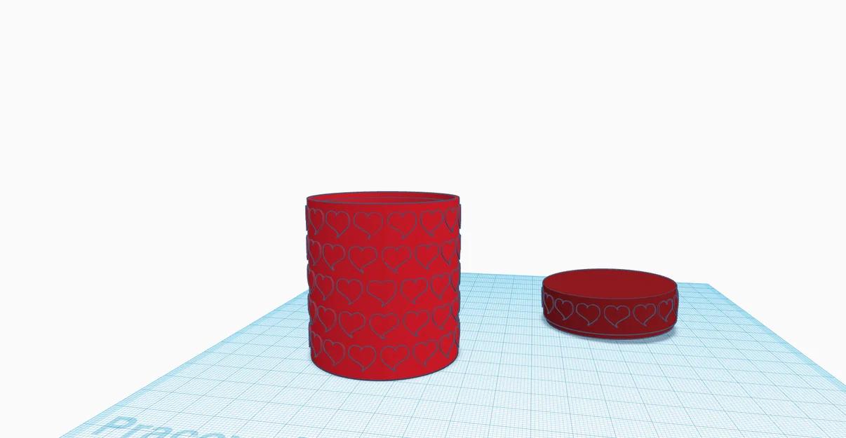 Hộp đựng quà trái tim - Mẫu in 3D Vase Mode đáng yêu - Image 3