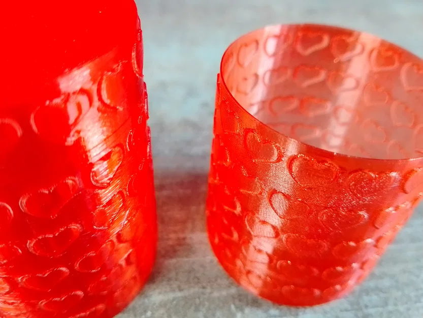 Hộp đựng quà trái tim - Mẫu in 3D Vase Mode đáng yêu - Image 15