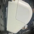 Ngàm gắn máy in nhãn Brother QL-8xx cho IKEA Skadis - Thumbnail 2