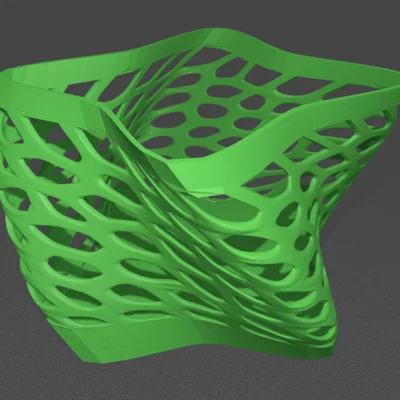 Bình hoa nghệ thuật The Impossible Vase - Thử thách in 3D độc đáo