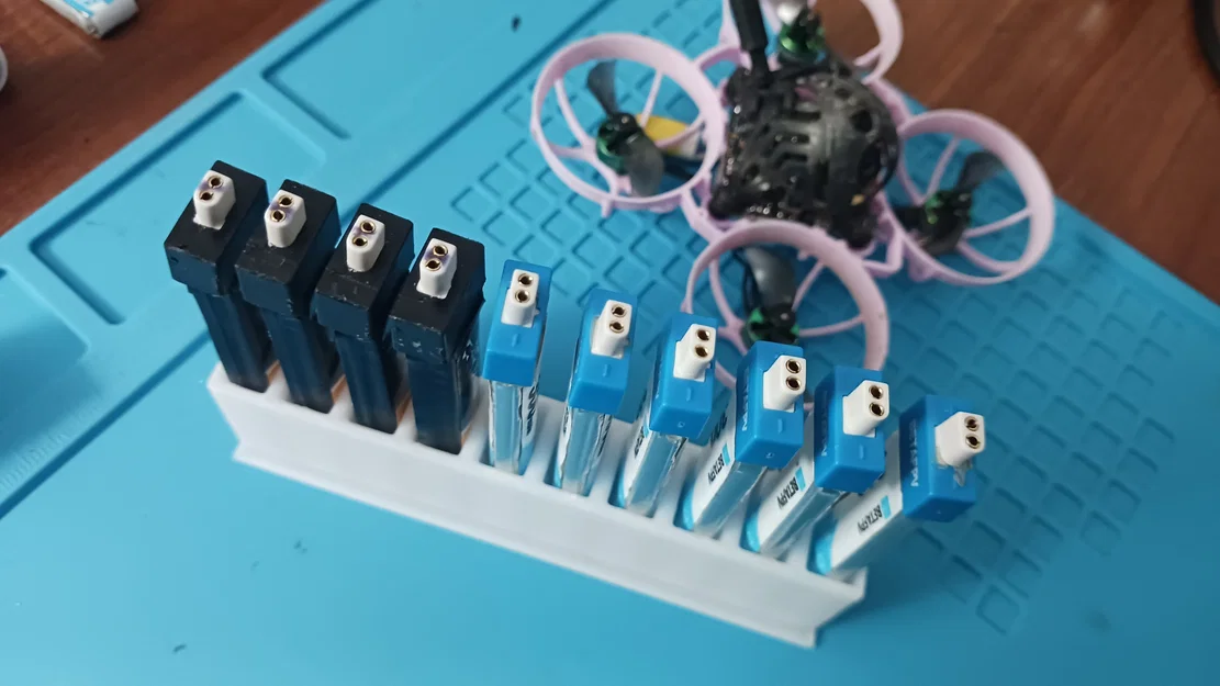 Khay Đựng Pin 1S 300mAh (10 - 20 Cell) Cho Flycam FPV - Image 2