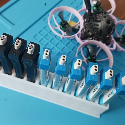 Khay Đựng Pin 1S 300mAh (10 - 20 Cell) Cho Flycam FPV