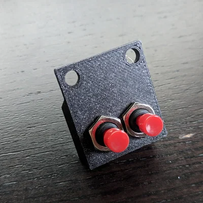 Hộp Đựng Nút Nhấn 7mm Lắp Âm Cho Tủ Đồ (Thiết Kế 3D DIY)