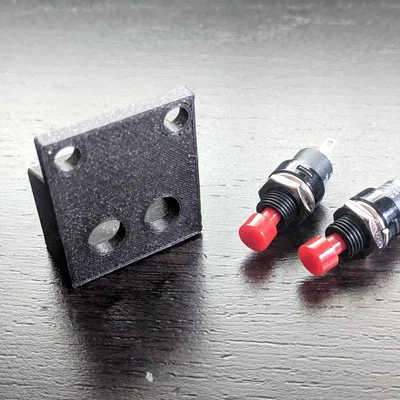 Hộp Đựng Nút Nhấn 7mm Lắp Âm Cho Tủ Đồ (Thiết Kế 3D DIY)