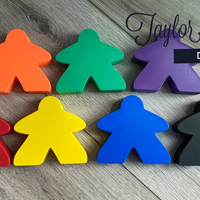 Hộp Meeple Board Game (Đóng Nắp Nam Châm)