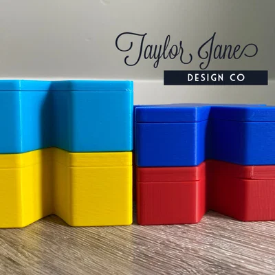 Hộp Meeple Board Game (Đóng Nắp Nam Châm)