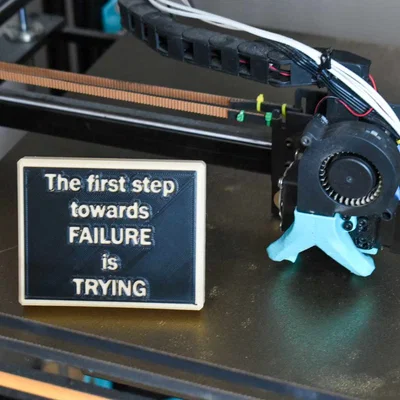 Bảng hiệu trang trí để bàn hài hước - Demotivation Plaque