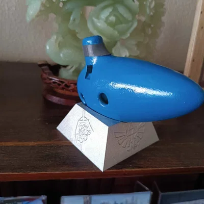 Đế trưng bày Ocarina thiết kế Zelda in 3D độc đáo