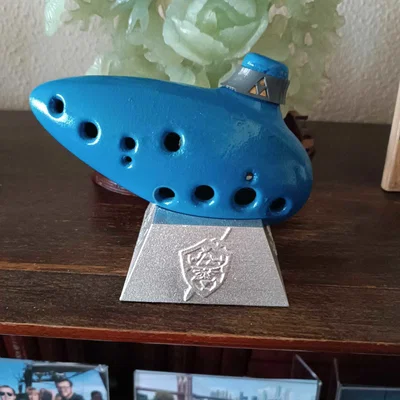 Đế trưng bày Ocarina thiết kế Zelda in 3D độc đáo