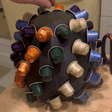 Khay xoay giữ capsule Nespresso Porcupine Pineapple (Original) - 50 viên