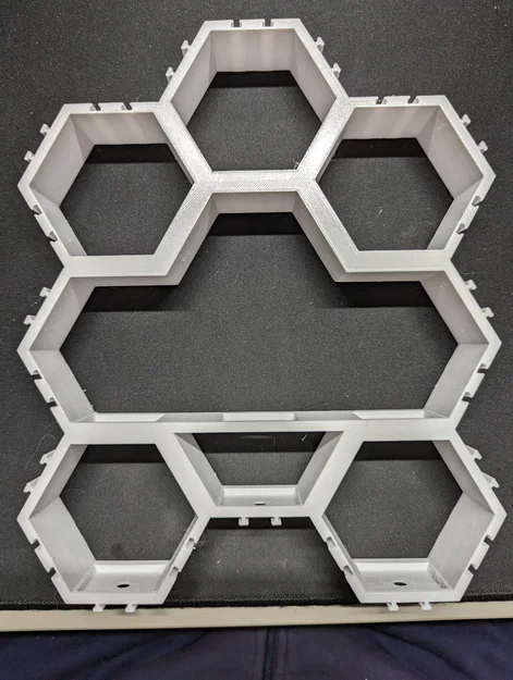 Combo Lego Minifigure Hexagons kèm chỗ đặt minifig lớn - Image 1