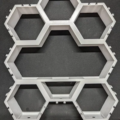 Combo Lego Minifigure Hexagons kèm chỗ đặt minifig lớn