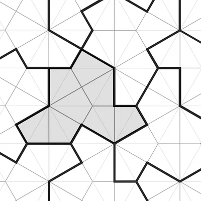 Pavage periodique -- Chapeau d'Einstein