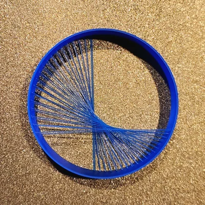 String Art đường cong 90° kèm stand (90Degree Curve String Art with Stand)