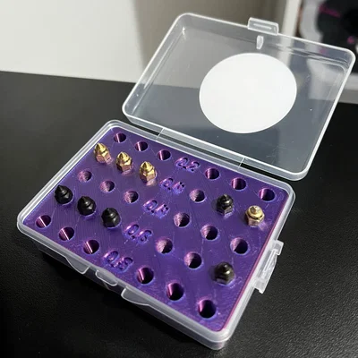 Khay 3D đựng đầu phun (nozzle) TriangleLab gọn gàng, chuyên nghiệp