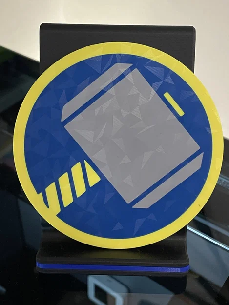 Đế lót ly Marvel Thor (Coaster) - Mô hình in 3D trang trí độc đáo - Image 1
