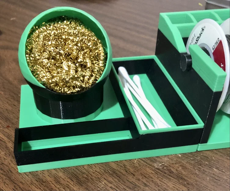 Chén Vệ Sinh Mũi Hàn & Khay Dụng Cụ (Solder Tip Cleaner & Tray) - Image 1