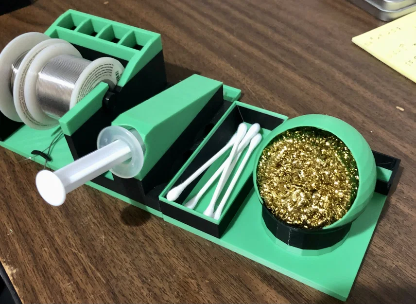 Chén Vệ Sinh Mũi Hàn & Khay Dụng Cụ (Solder Tip Cleaner & Tray) - Image 3
