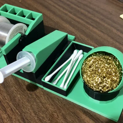 Chén Vệ Sinh Mũi Hàn & Khay Dụng Cụ (Solder Tip Cleaner & Tray)