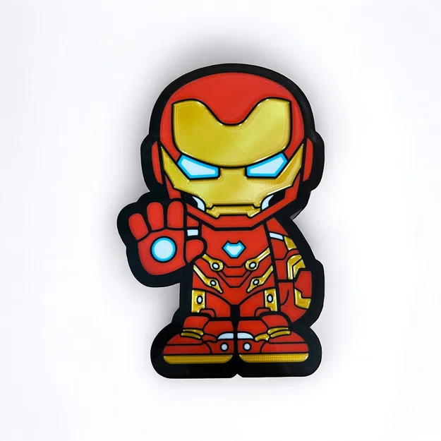 Hộp Đèn LED Iron Man (Iron Man LED Light Box) - Image 2