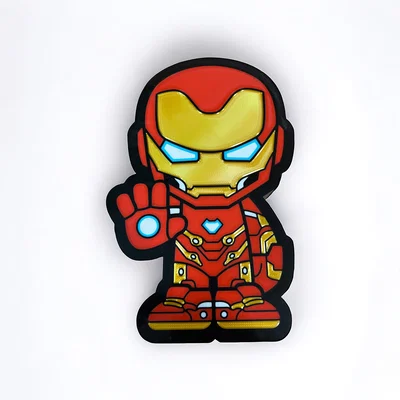 Hộp Đèn LED Iron Man (Iron Man LED Light Box)