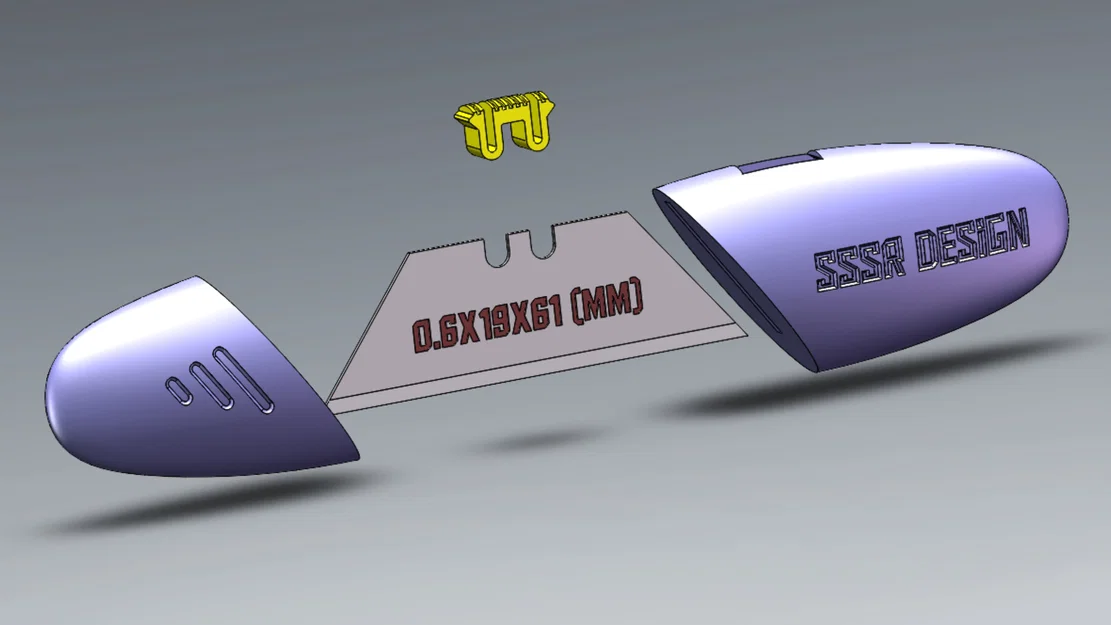 Utility Knife 2: Dao Rọc Giấy Mini Thiết Kế Tối Giản In 3D - Image 7