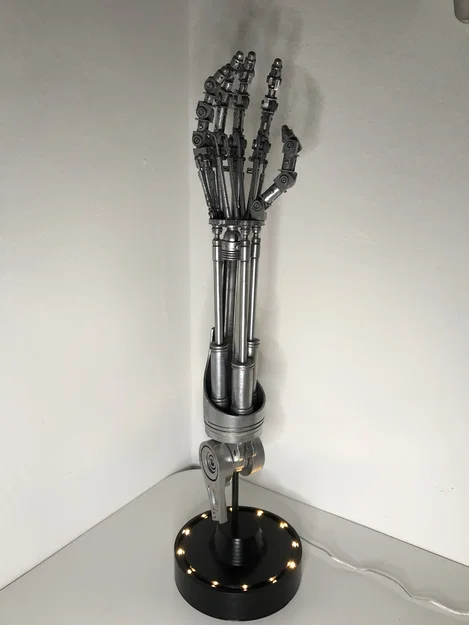Đèn bàn DIY cánh tay Terminator kích thước thật - Image 2