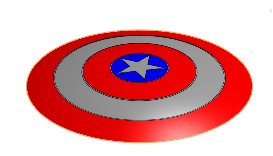 Mô hình Khiên Captain America - Dự án in 3D đẹp mắt cho fan Marvel - Image 1