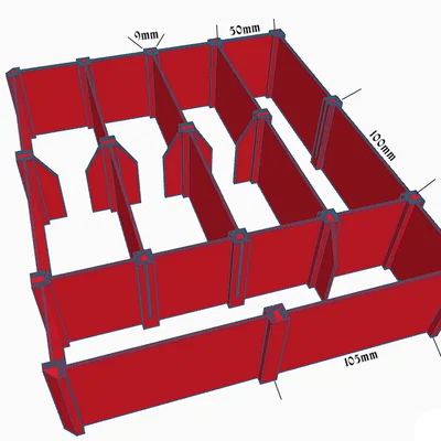 Cutlery system v1 – Bộ module sắp xếp dao nĩa muỗng
