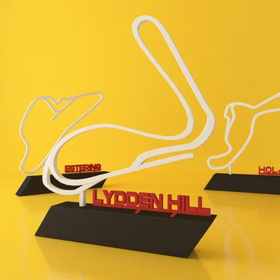 Mô hình trang trí đường đua RallyCross (Circuit RX) 3D để bàn