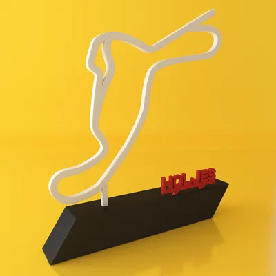 Mô hình trang trí đường đua RallyCross (Circuit RX) 3D để bàn